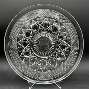 Vintage Platter 16" Cape Cod by Imperial Glass Ohio Glassware